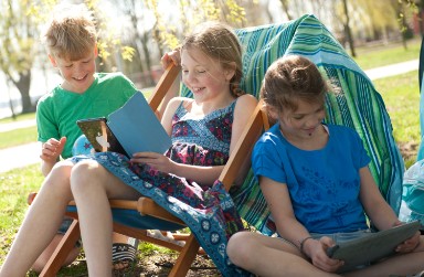 Lezende kinderen